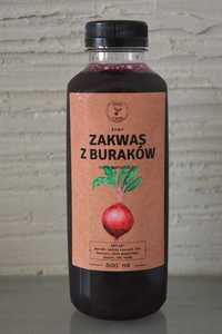 5xDomowy zakwas z buraków na barszcz czerwony 500 ml