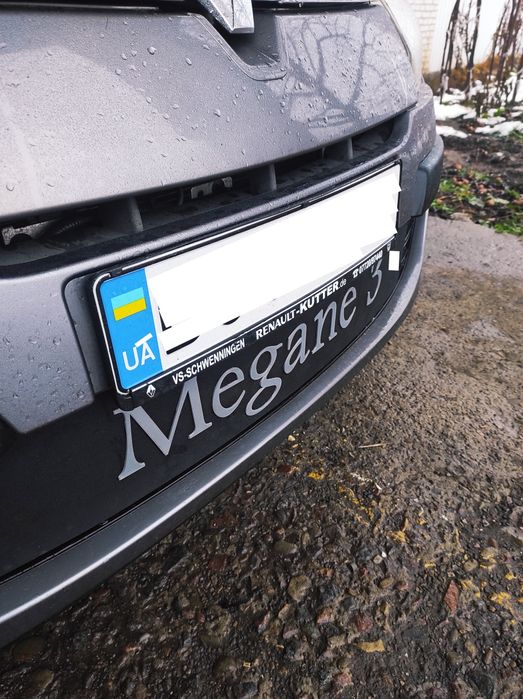 Renault Megane 3 утеплювач решітки радіатора , накладка на бампер