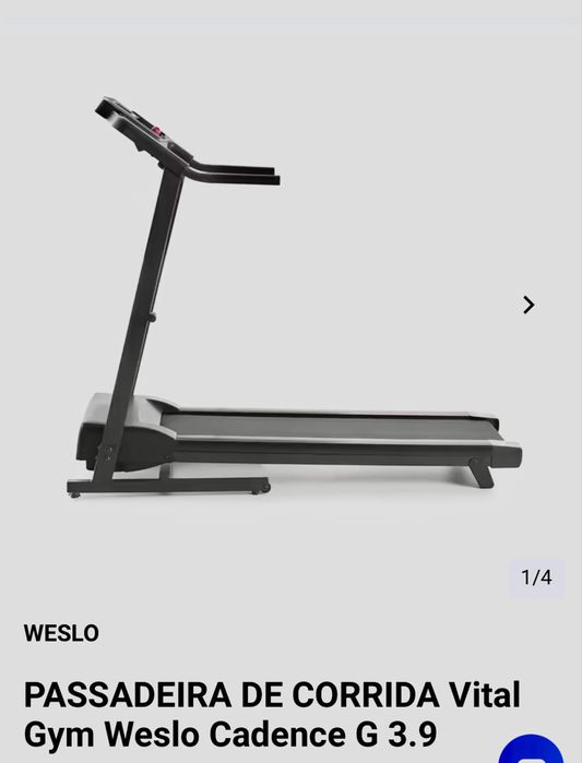 Passadeira de corrida Weslo como nova