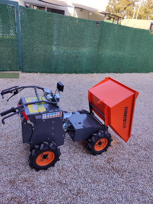 Mini dumper electrico 300kgs 4X4 com gancho reboque