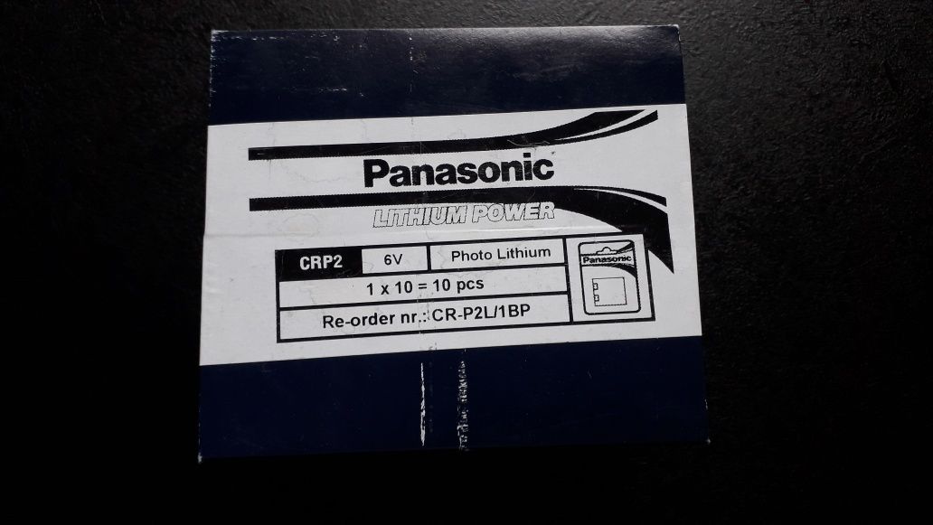 Bateria Panasonic CRP2 Lithium CR-P2