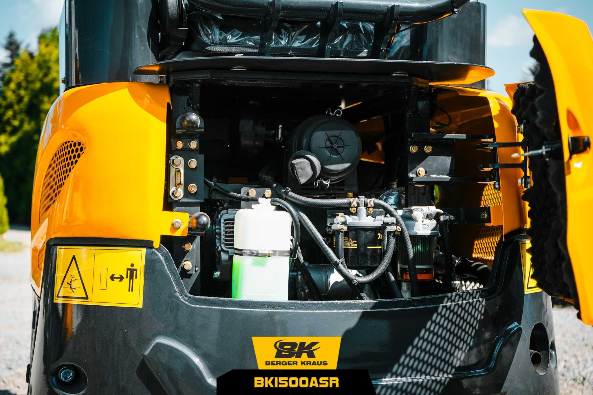Mini Koparka Berger Kraus BK1500ASR  Joystick osprzęt YANMAR