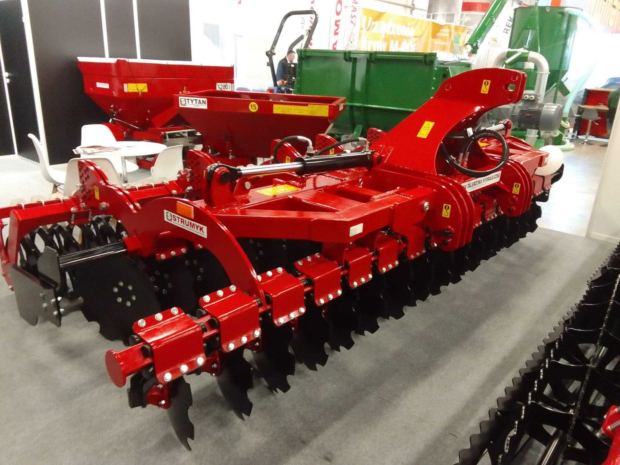 Brona talerzowa hydrauliczna 4m 4,5m 5m Strumyk transport TIGER II