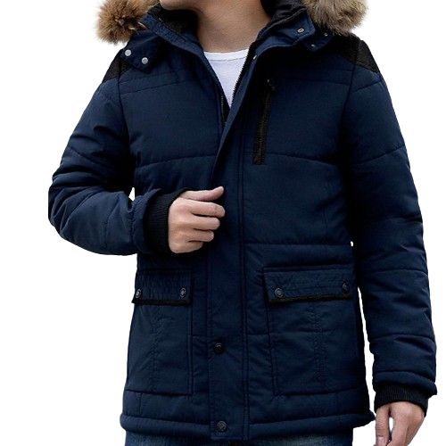Męska kurtka zimowa granatowa wodoodporna rozmiar XXL