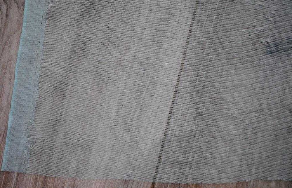 Ткань микросетка бирюза 1,45* 28 м один отрез. Тканина на тюль, сукню.