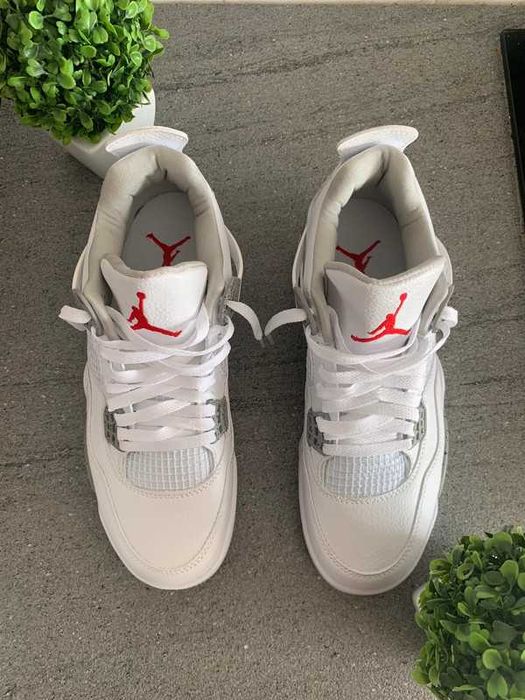 Buty koszykówki Jordan_4_Retro_white_Oreo_ Rozmiar 36