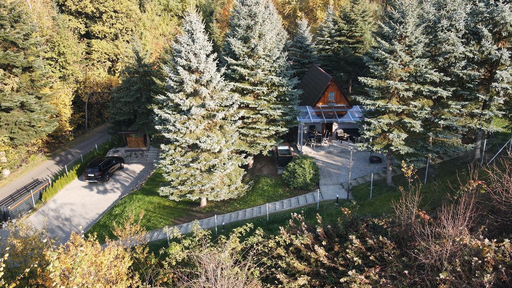 Sylwester Święta Boże Narodzenie domek w górach las jacuzzi sauna SPA