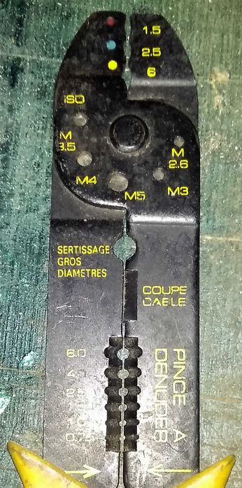 Alicate Cravar Terminais Electricista Multifunções