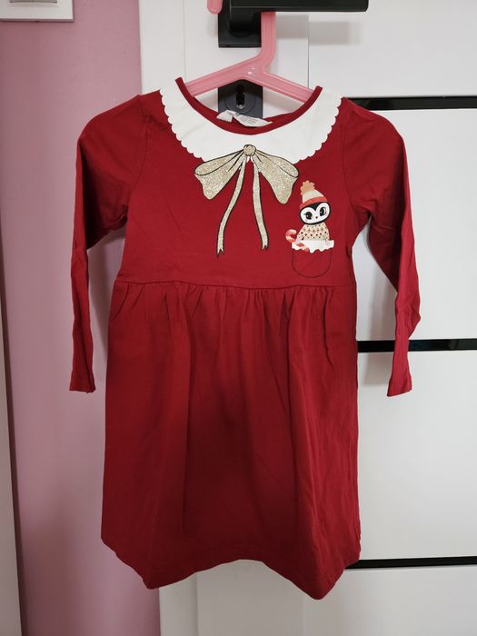 Sukienka H&M 98/104 Święta Bożego Narodzenia