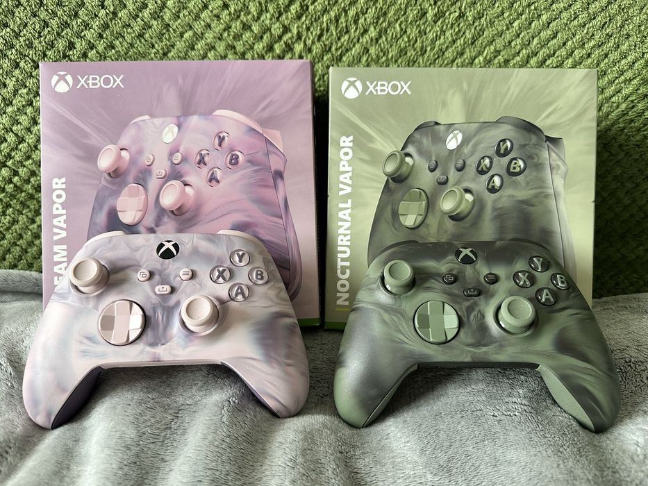 2x Kontroler Xbox – Dream Vapor + Nocturnal Vapor – stan jak nowe
