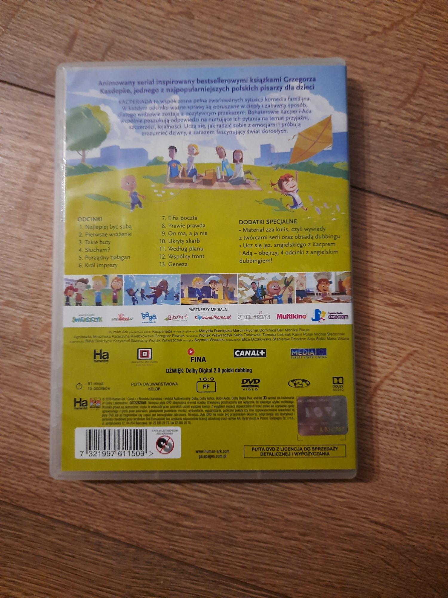 DVD z bajką Kacperiada