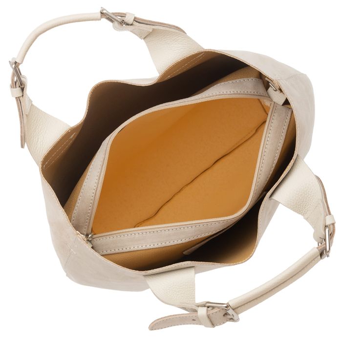 VERA PELLE torebka damska zamszowa shopper duża z paskiem V680 czarna