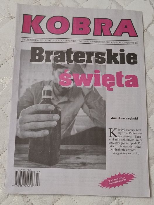 Kobra magazyn kryminalny 2025 październik 2025