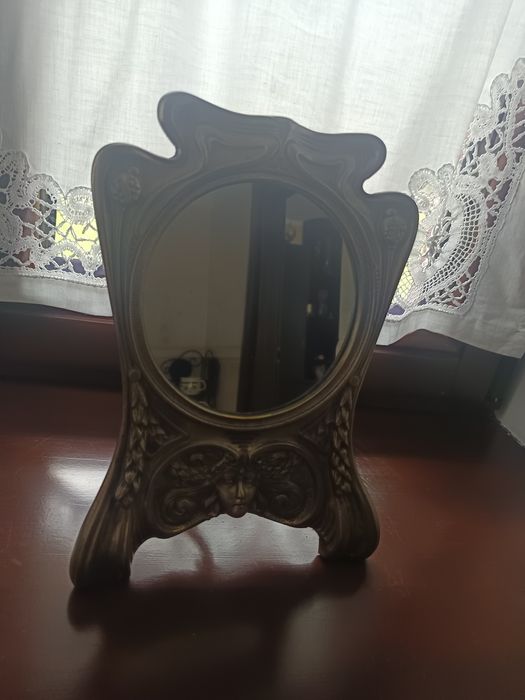 Lustro , ramka mosiężna