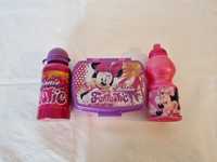 Conjunto- lancheira e garrafas da Minnie