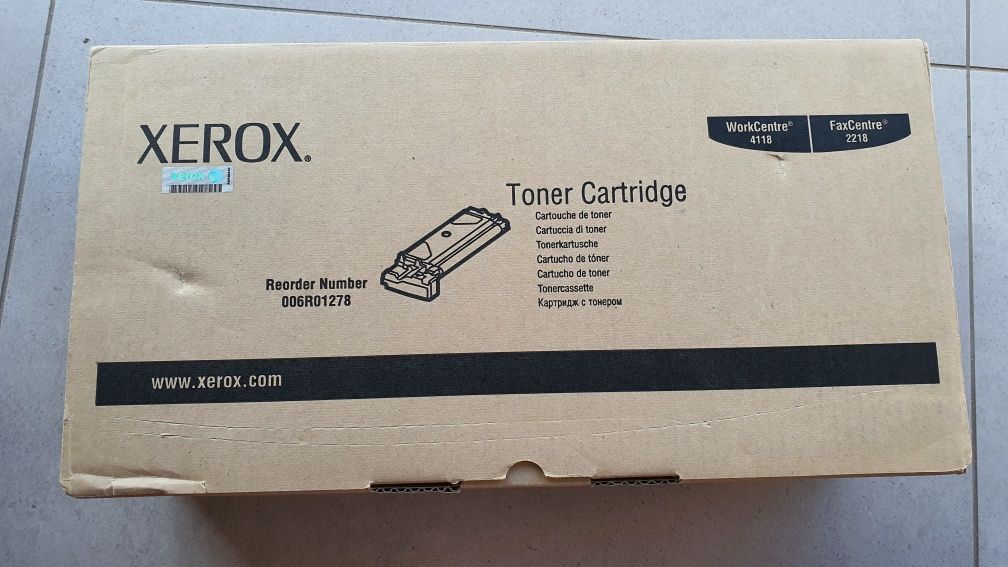 Toner czarny Xerox oryginalny nowy