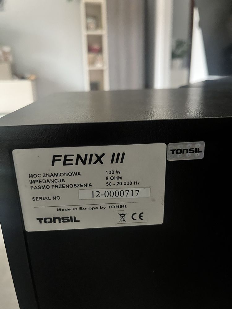 Zestaw audio Tonsil FENIX III - Czarne PLUS amplituner Pioneer i DVD