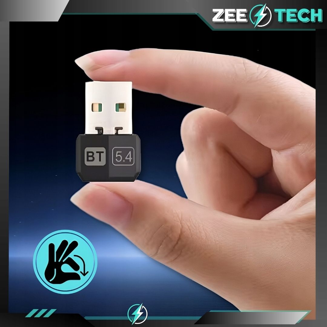 Adapter Bluetooth 5.4 Usb Do Komputera Telewizora Nadajnik Odbiornik