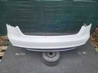 Zderzak Tyl Tylny S-Line Bialy Dyfuzor Audi A4 B8 Sedan