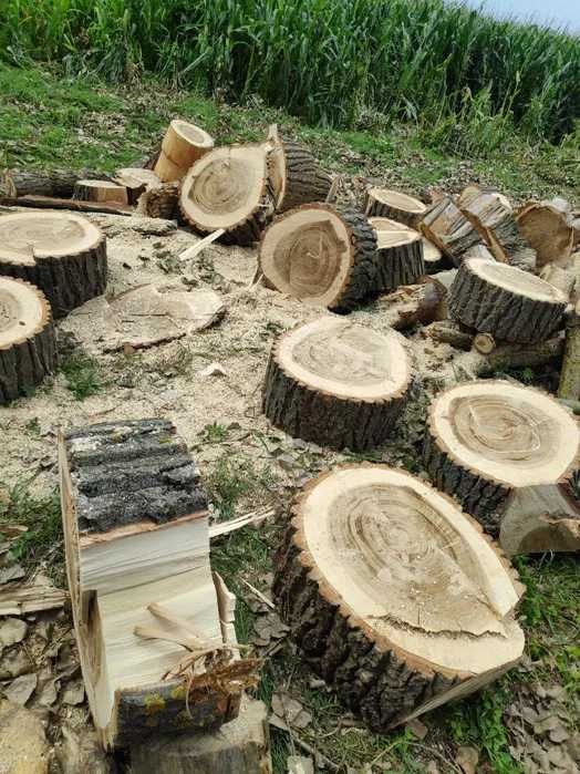 Drewno opałowe Kominkowe lite pocięte topola, suche - z dowozem.