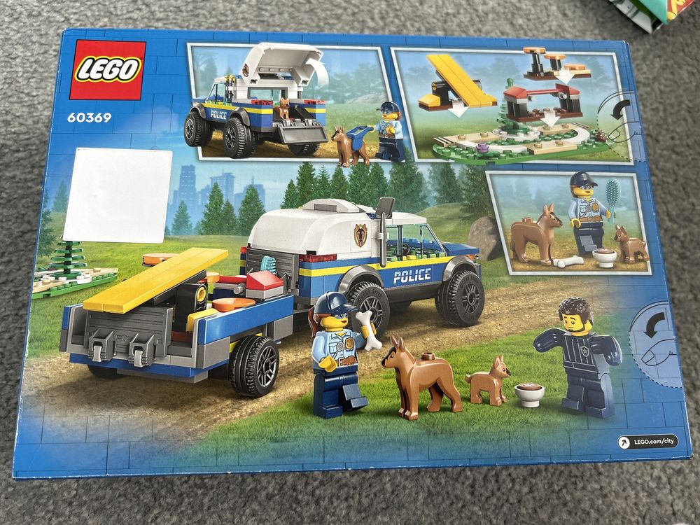 Zestaw Lego szkolenie psów policyjnych 60369