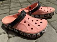 Crocs bayband clog с цветами Crocs клоги