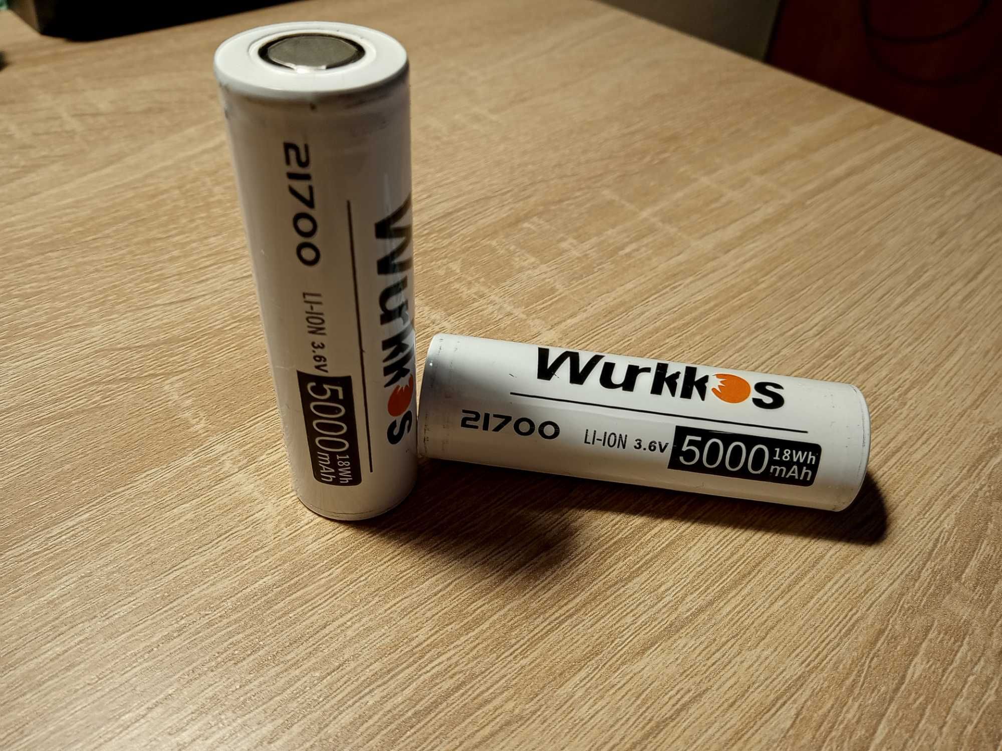 Ліхтарик 12 год роботи (Оригінал аккамулятор  WURKKOS 5000mAh)+зарядка
