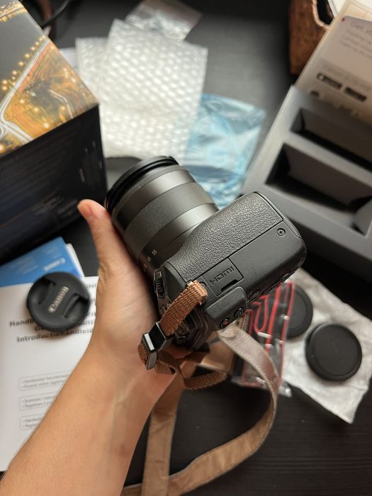 Canon EOS M3 + Lente 18-55mm + Acessórios