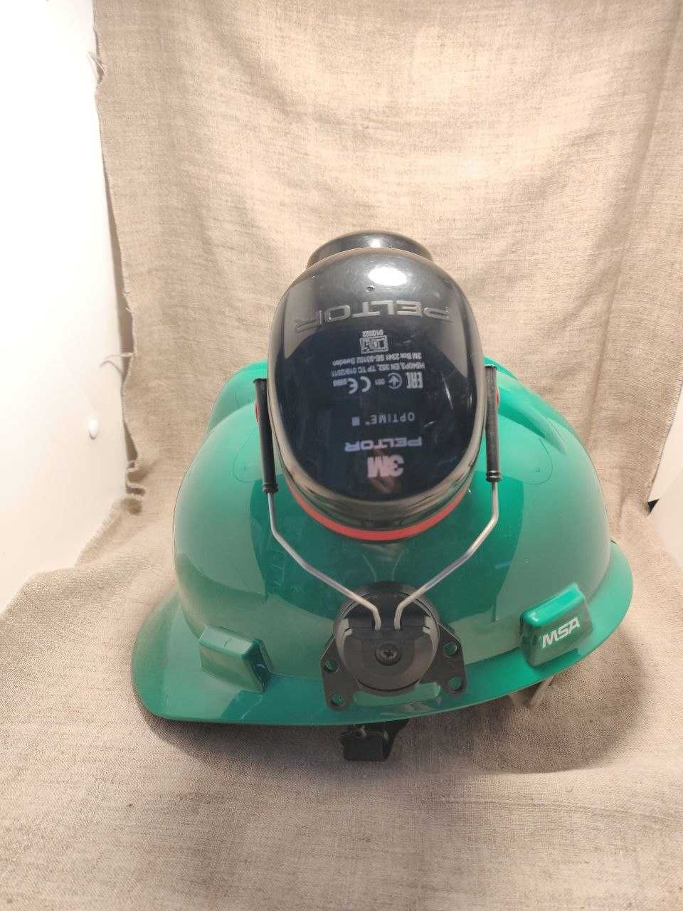 Навушники шумозахистні 3M Peltor 3 з каскою MSA V- Gsrd