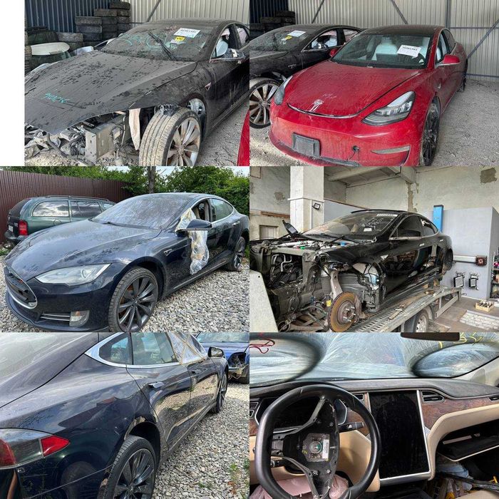 TESLA model S, запчастини, шрот, ходова