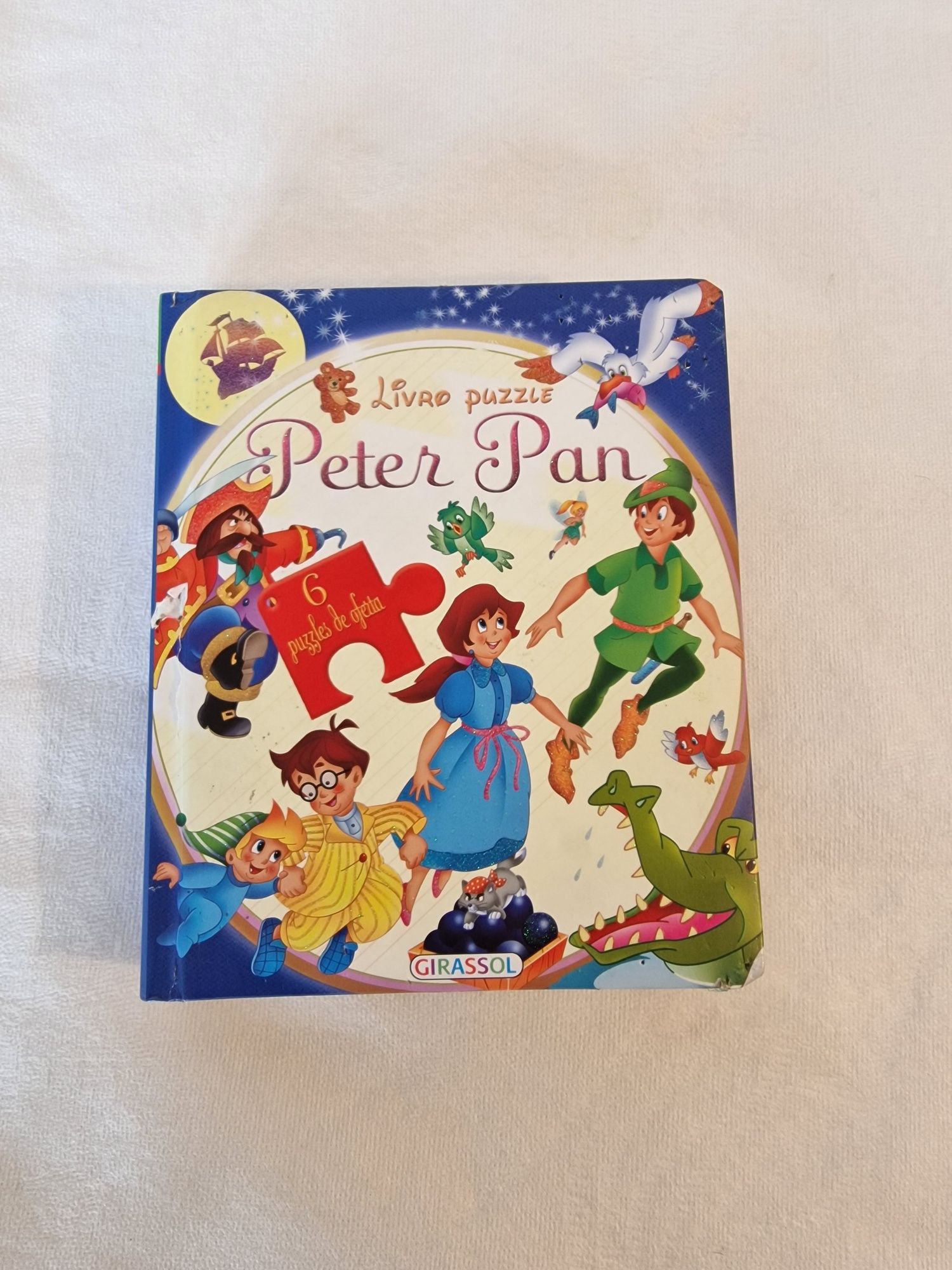 Livro Puzzle  _ Peter Pan. NOVO