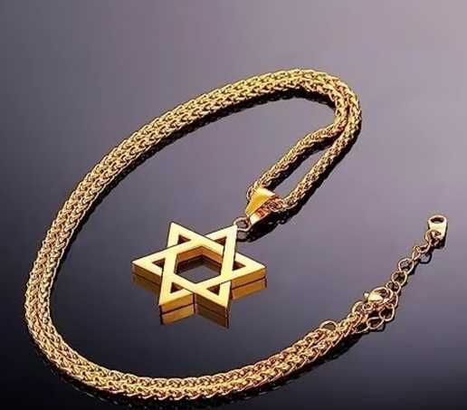 Fio / Colar Mogan David Star - Estrela de Davi