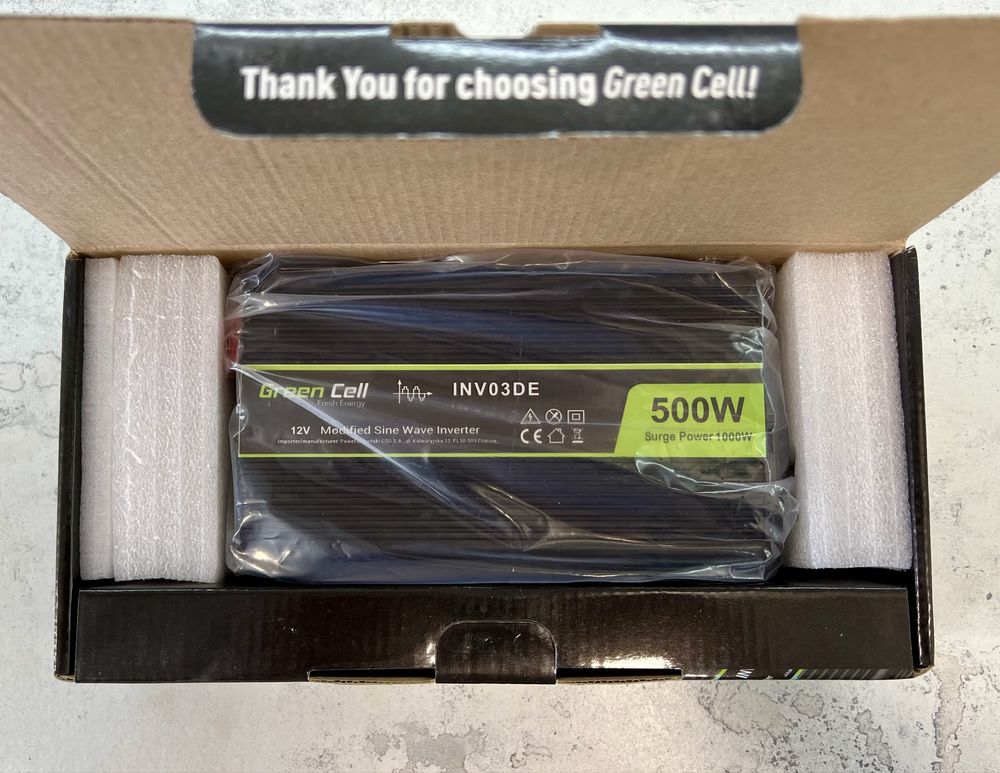 Інвертор Авто Перетворювач DC-AC Green Cell