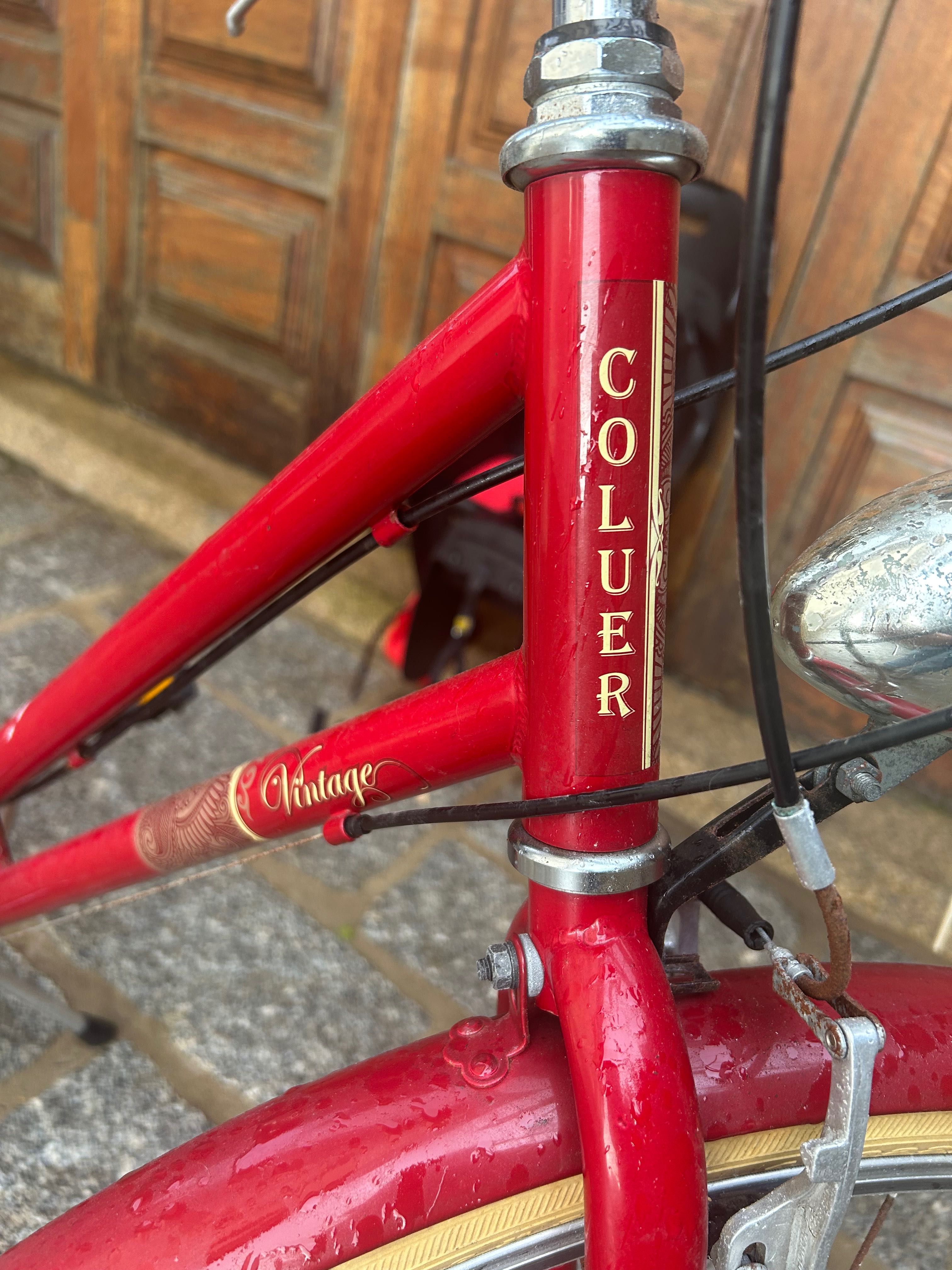 Bicicleta pasteleira coluer + cadeira de bebé