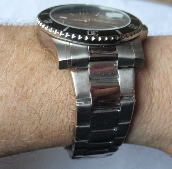zegarek diver  200 m WR  stalowy