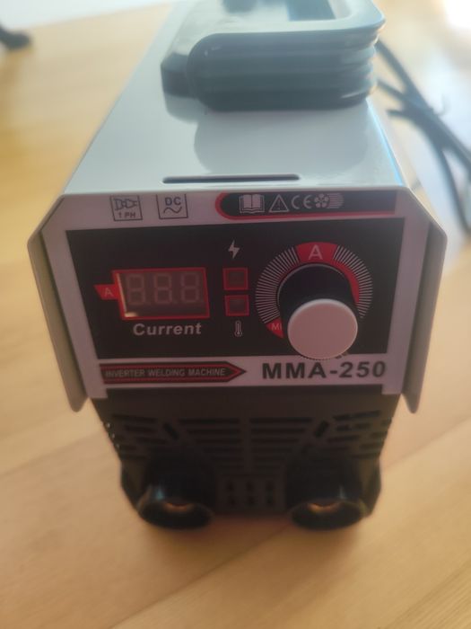 Spawarka 250A inwertorowe nowa komplet maska + uchwyty