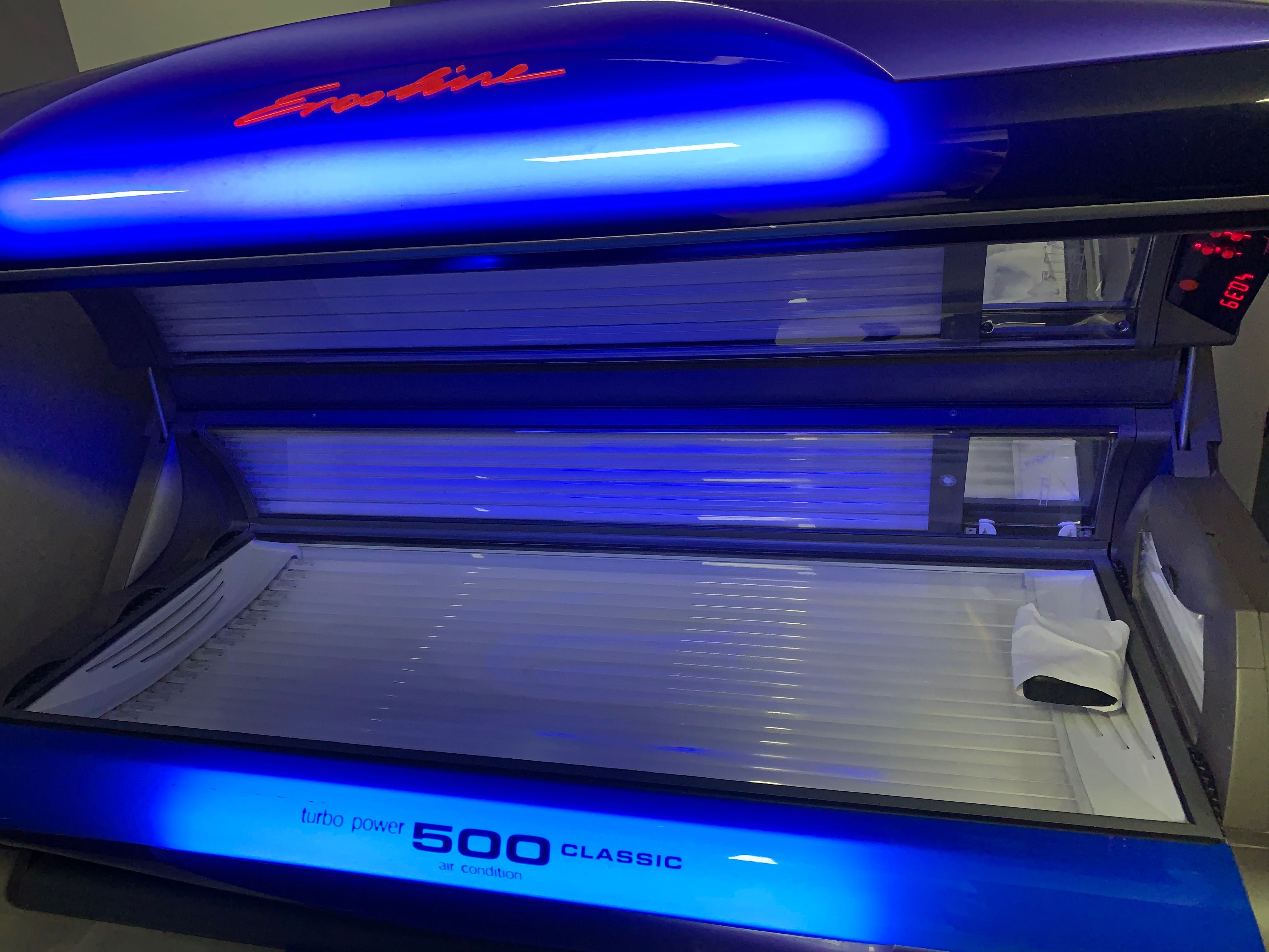 Łóżko solarium ergoline Classic 500 z lampami