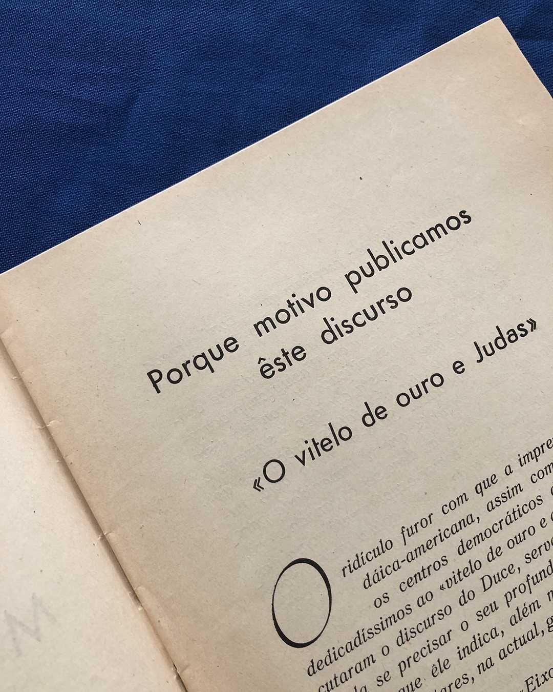 2.ª Guerra Mundial - Mussolini DISCURSO do DUCE (1941)