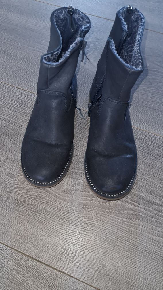 Buty botki granatowe dla dziewczynki Nelli Blu r 30