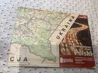 Samochodowa mapa polski