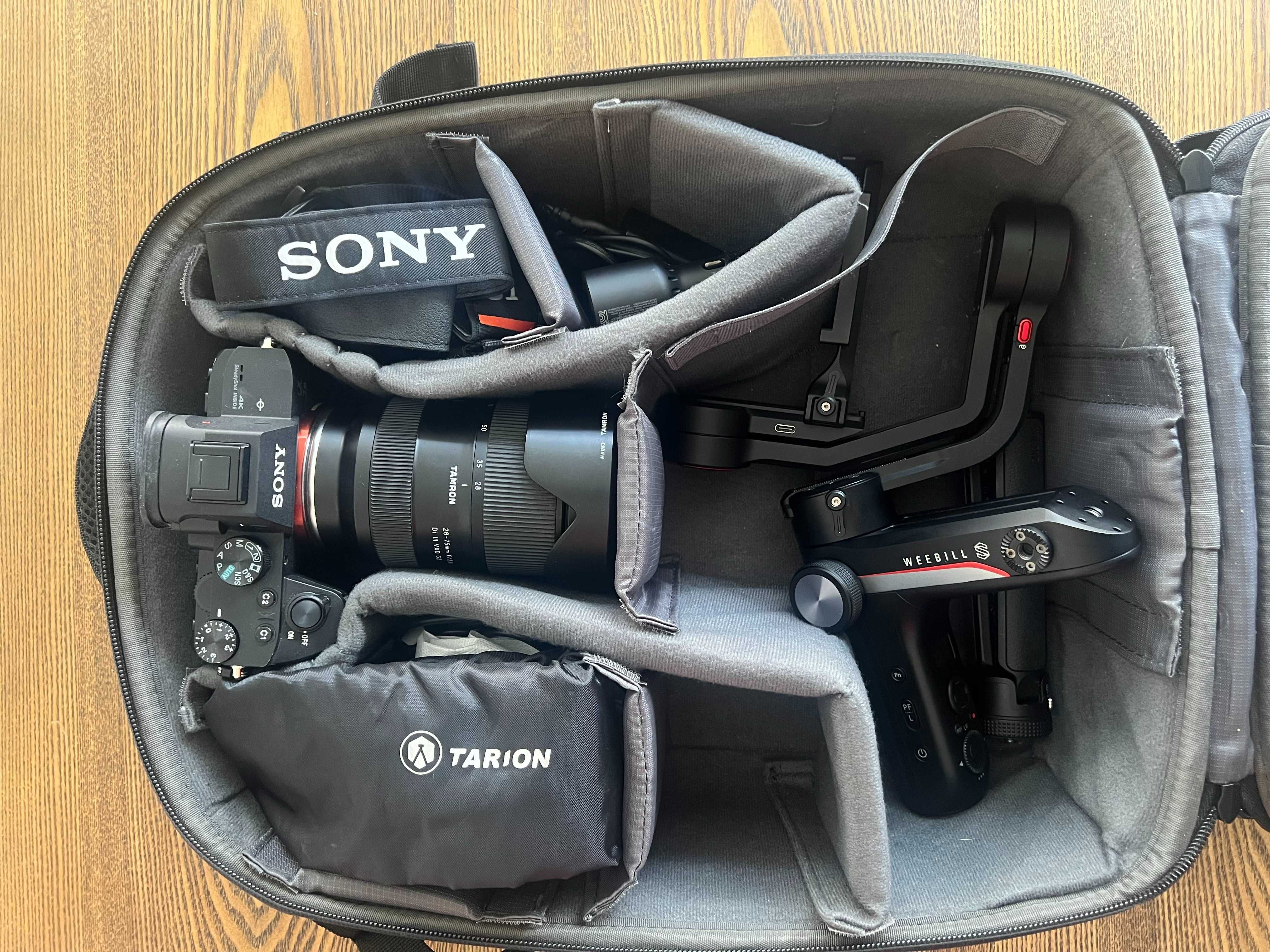 Pack Sony A7 III + Tamron 28-75 f2.8 III + Estabilizador + Mala Tarion
