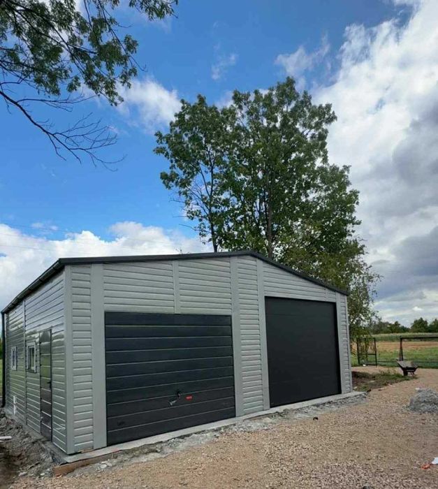 Garaż Blaszany 6x6 6x7 7x7 4x6 Blachodachówka Profil