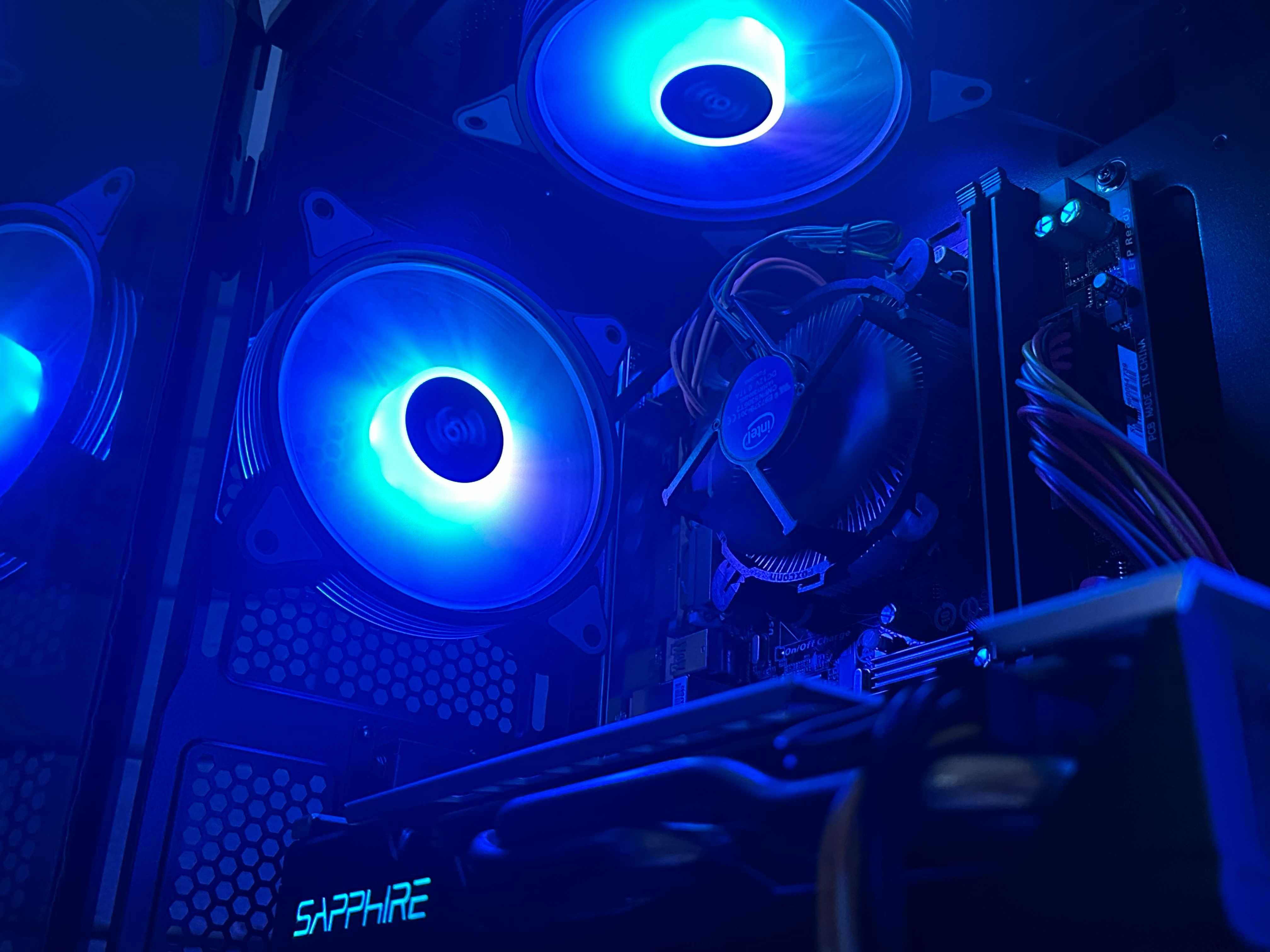 Komputer Gamingowy RX 580 FV23% Intel Core i5 16GB RAM SSD Pilot RGB