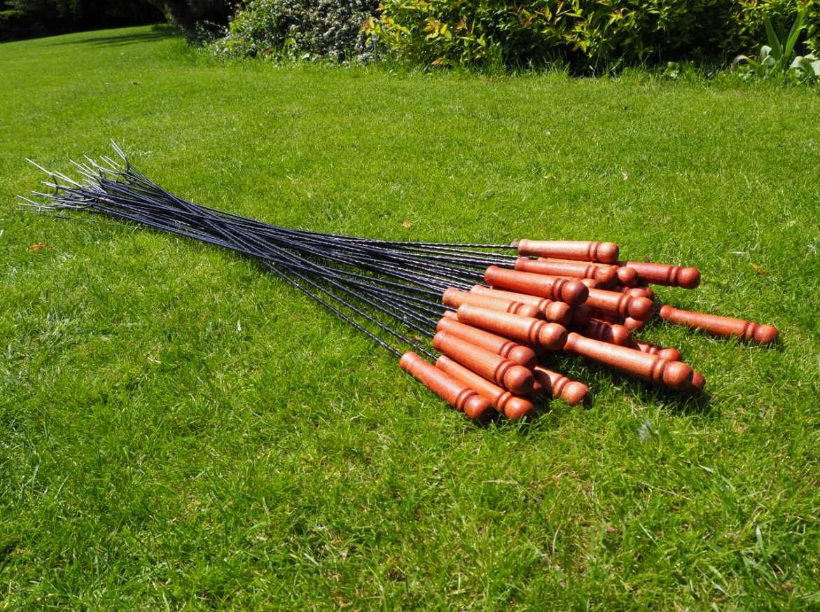 Kije na Ognisko Do kiełbasek 10szt x 120cm Polska Produkcja