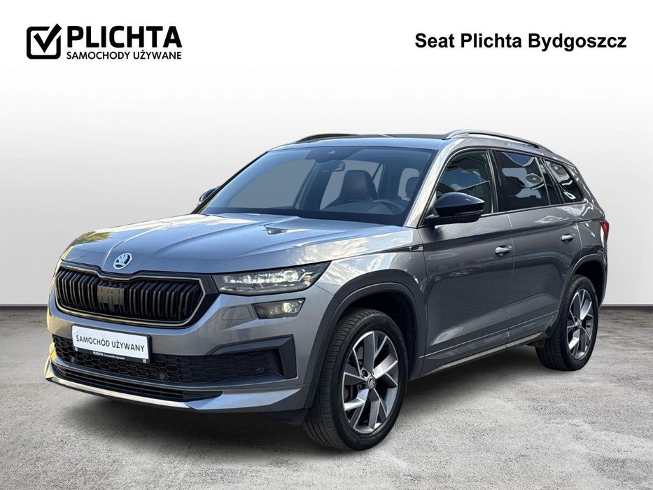 Skoda Kodiaq 2.0 TDI 200KM DSG 4x4 Sportline | 7 miejsc | Polski Salon | Bezwypadk