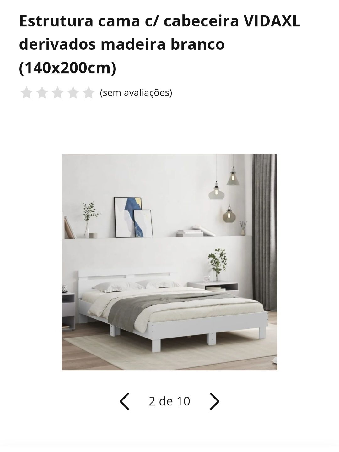 Cama nova 140x200