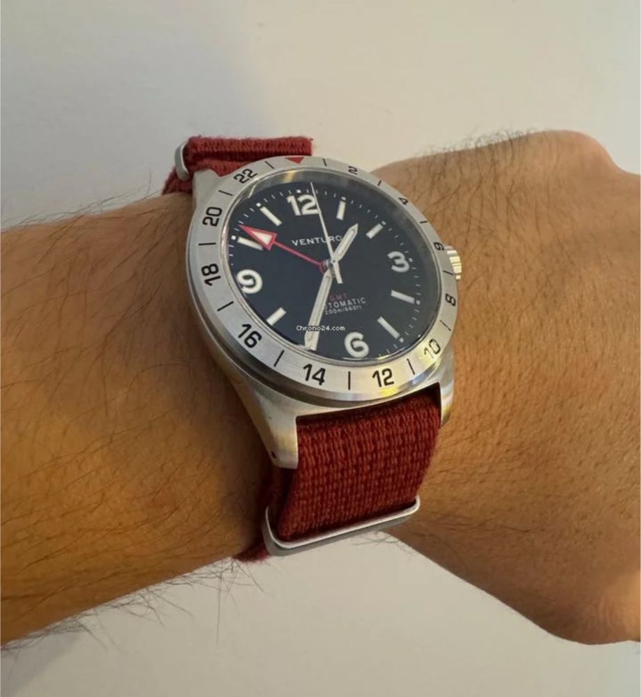 Zegarek Gruppo Gamma Venturo Field III GMT microbrand Singapur