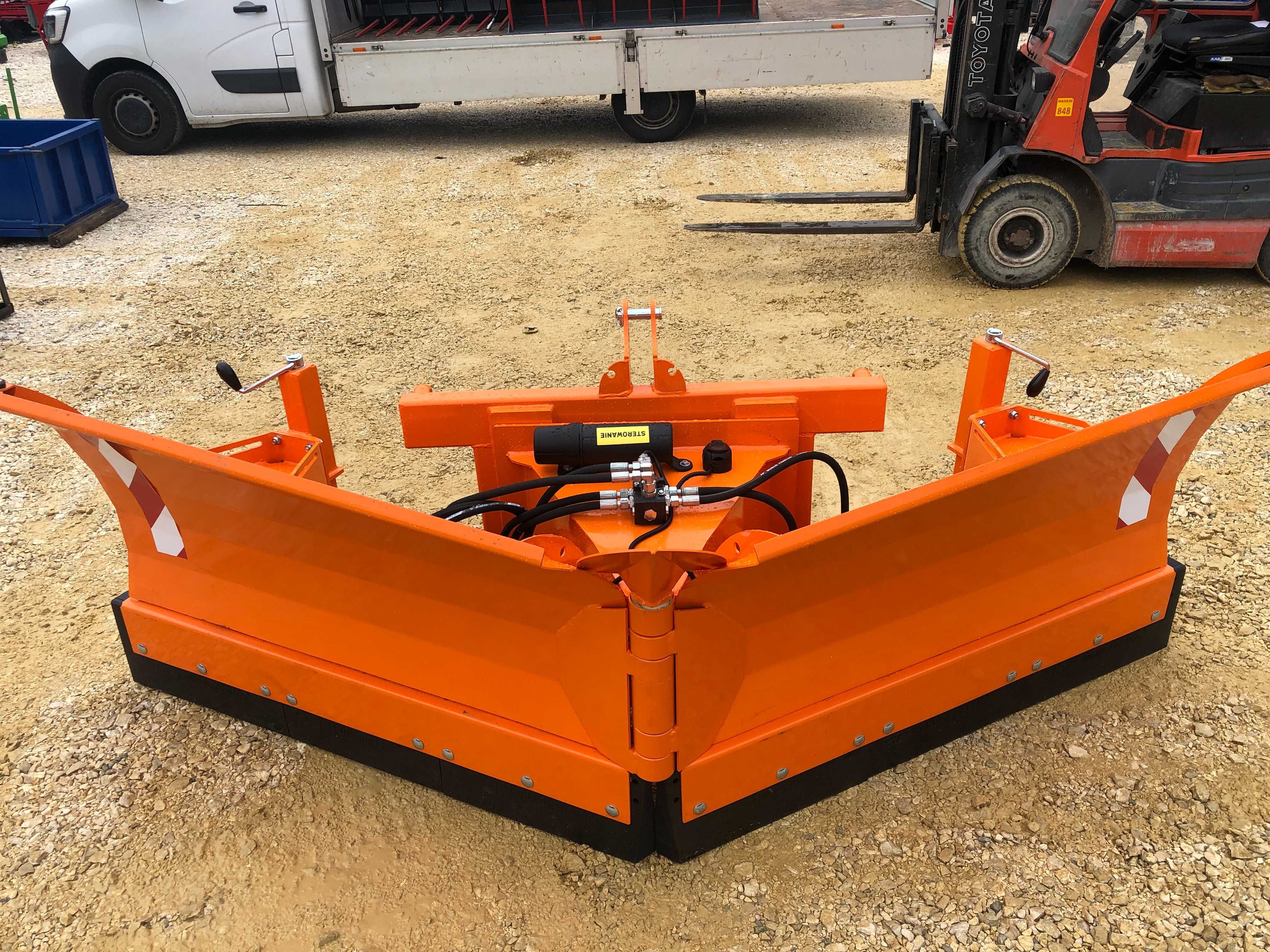 Nowy solidny pług do śniegu hydrauliczny VOLANT gwarancja