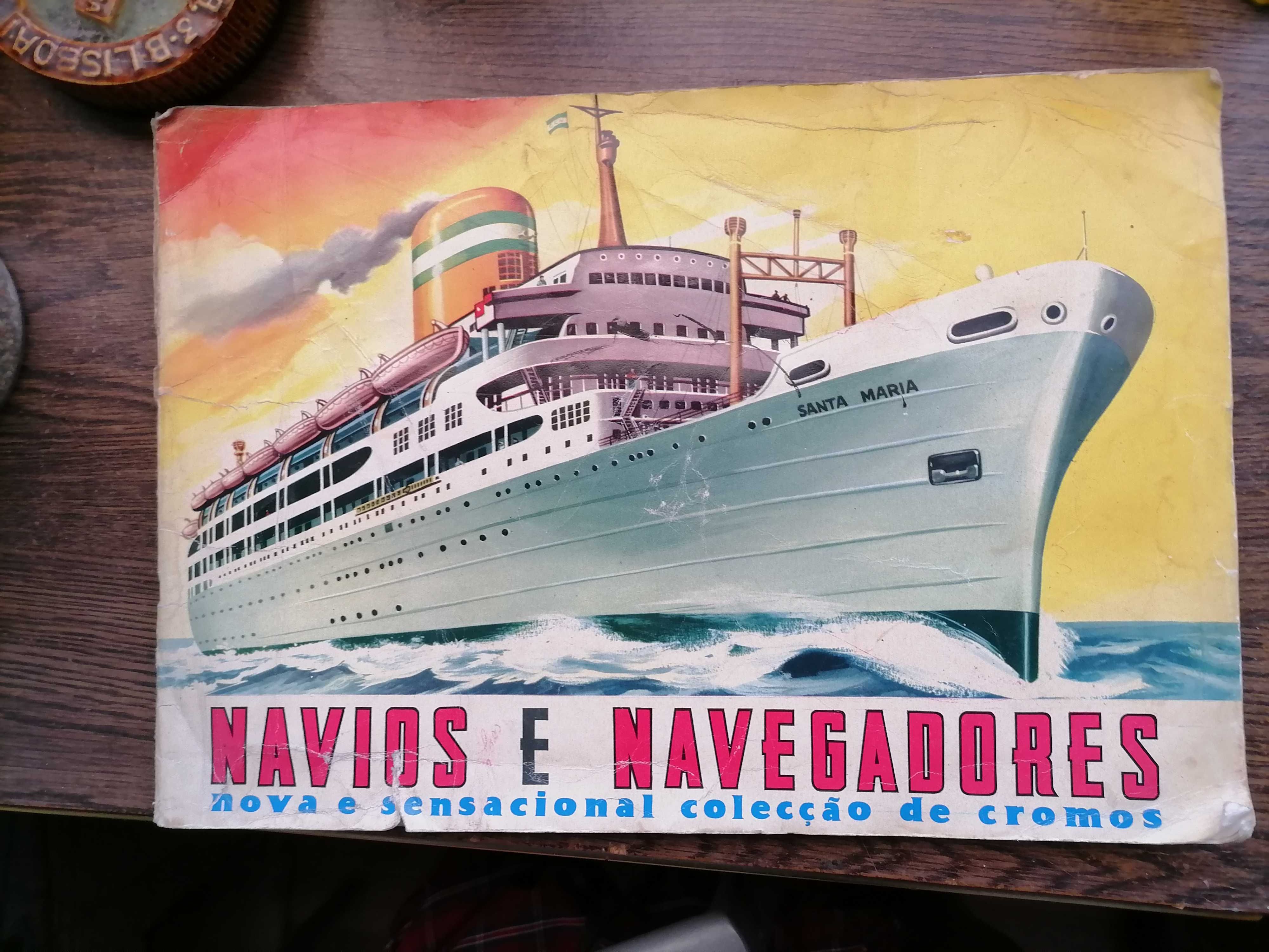 Caderneta Cromos NAVIOS E NAVEGADORES