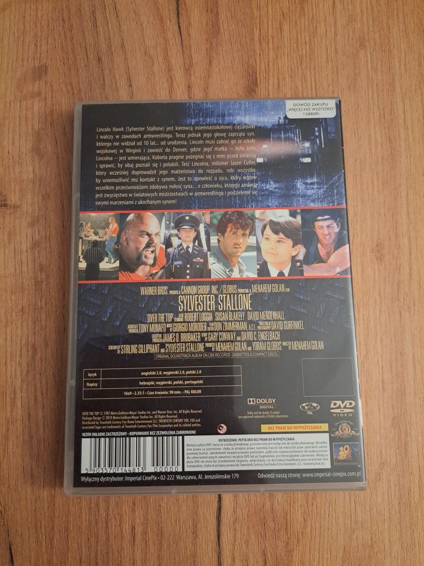 Więcej Niż Wszystko- Sylvester Stallone- Film Dvd Polski Lektor Unikat